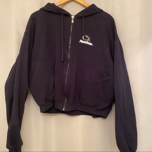 Penn State zip up cropped hoodie | Badger